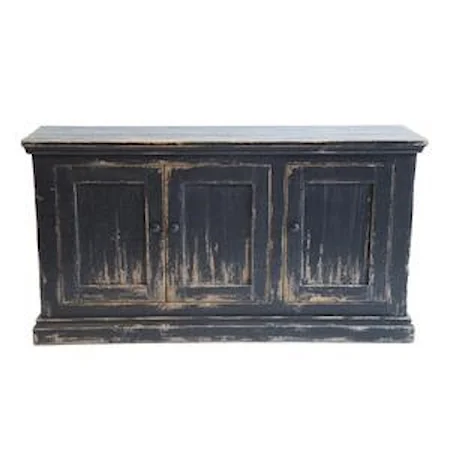 Mimi 3 Door Cabinet Antique Black